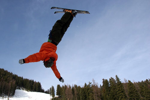Ski Jump back flip