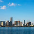 Waterfront skyline of Miami