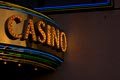 Casino neon sign